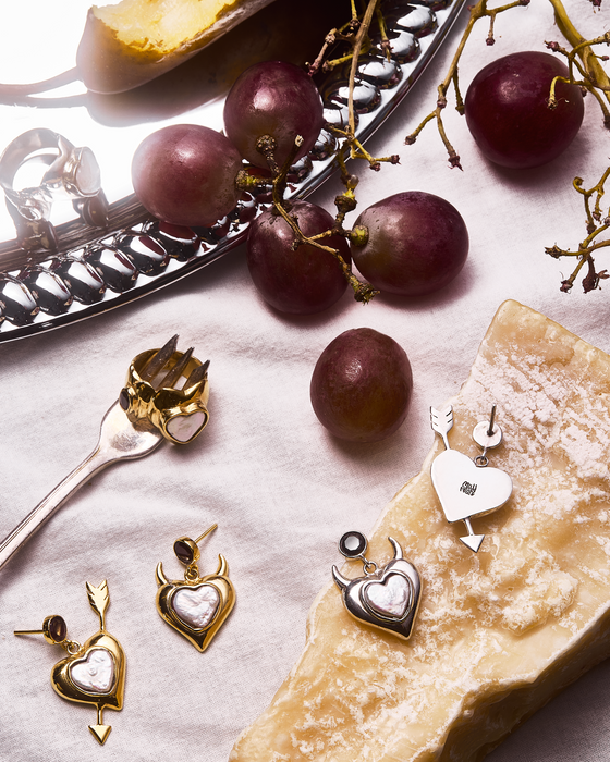 Venosa Earrings Silver