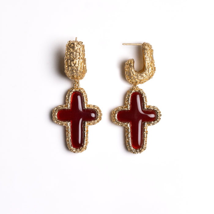 Carmine Earrings