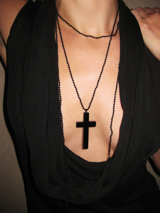 Onyx Wrap Necklace