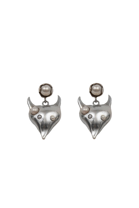 Horny Heart Earring